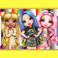 Puzzle Rainbow High 10w1 Kolekcja modnych laleczek