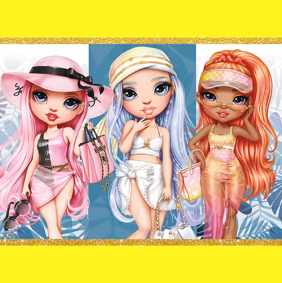 Puzzle Rainbow High 10w1 Kolekcja modnych laleczek