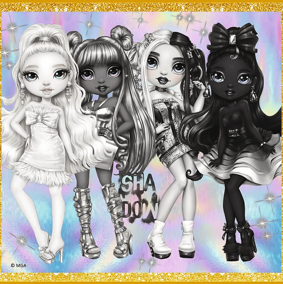 Puzzle Rainbow High 10w1 Kolekcja modnych laleczek