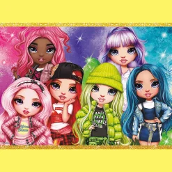 Puzzle Rainbow High 10w1 Kolekcja modnych laleczek