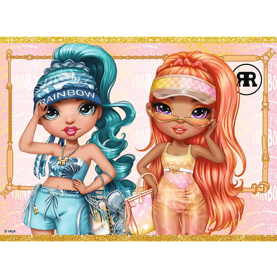 Puzzle Rainbow High 10w1 Kolekcja modnych laleczek