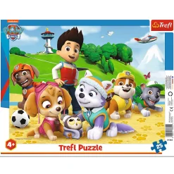 Puzzle ramkowe Psi Patrol 25 el. Psi Patrol na tropie