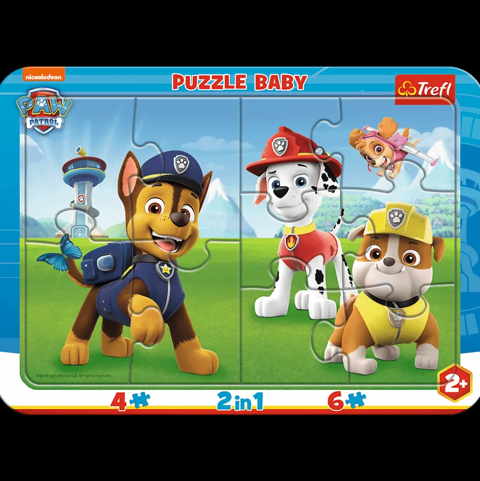 Puzzle ramkowe 2w1 Psi Patrol Wesoły Psi Patrol