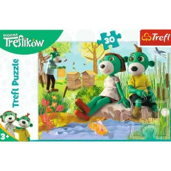 Puzzle Rodzina Treflików 30 el. Trefliki nad stawem