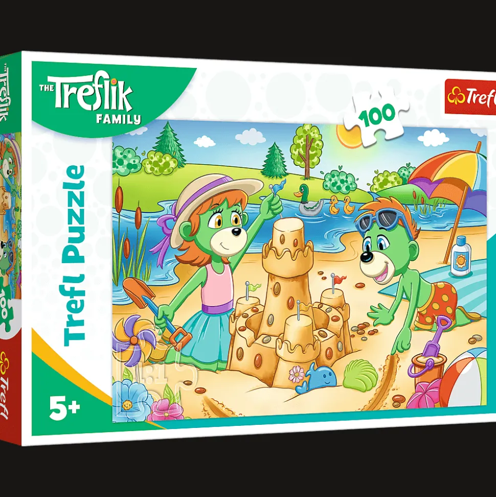 Puzzle Rodzina Treflików 100 el. Dzień Treflików