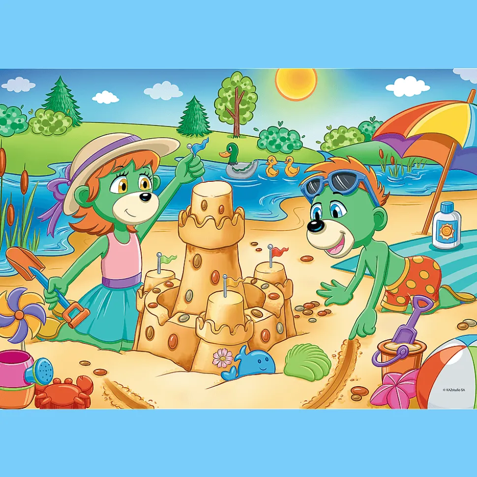 Puzzle Rodzina Treflików 100 el. Dzień Treflików