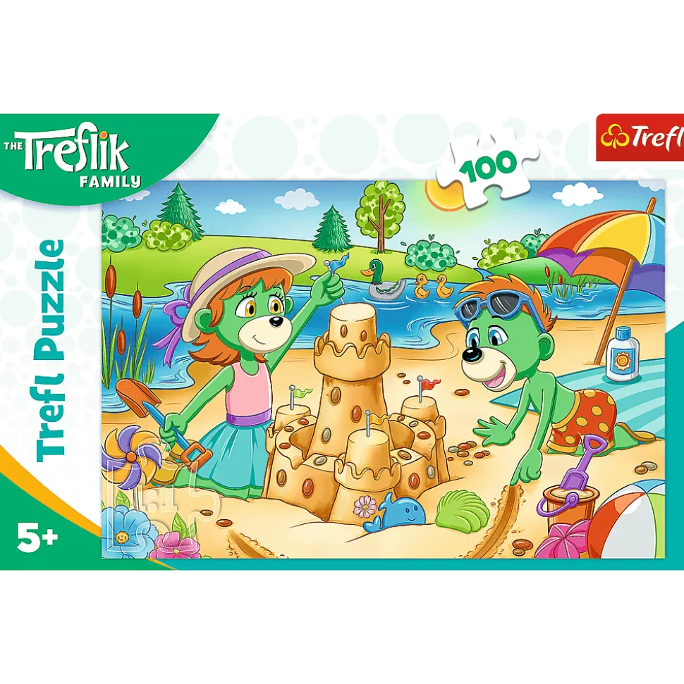 Puzzle Rodzina Treflików 100 el. Dzień Treflików