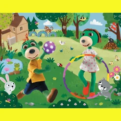 Puzzle Rodzina Treflików 30 el. Aktywny dzień