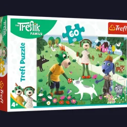 Puzzle Rodzina Treflików 60 el. Radosny dzień Treflików