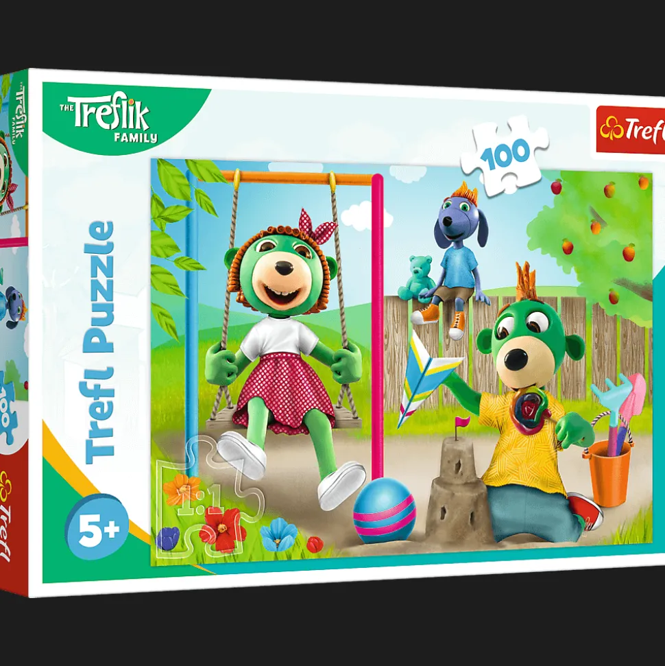 Puzzle Rodzina Treflików 100 el. Zabawne Trefliki