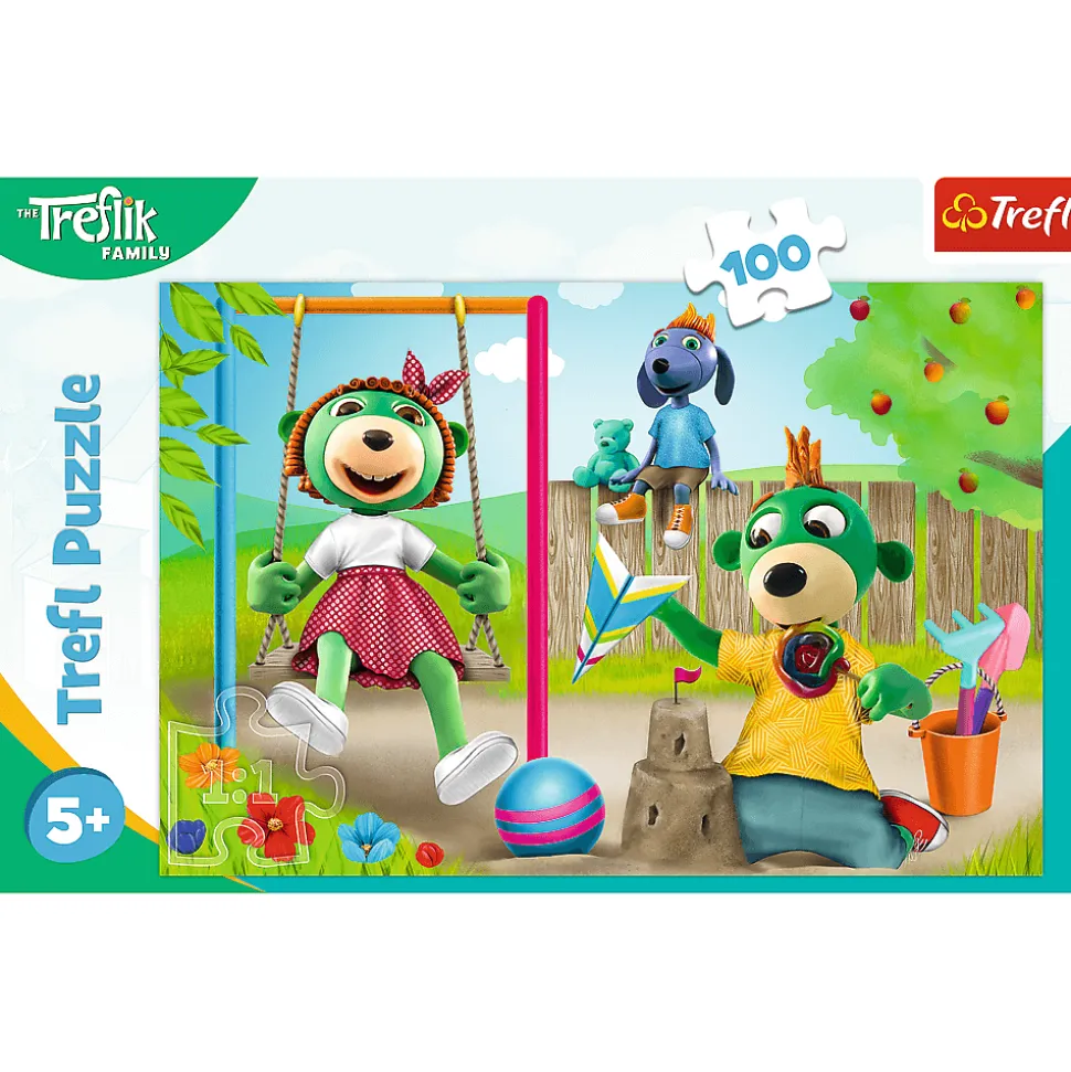 Puzzle Rodzina Treflików 100 el. Zabawne Trefliki