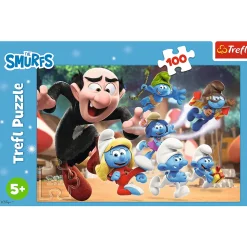 Puzzle Smerfy 100 el. Nauki Papy Smerfa