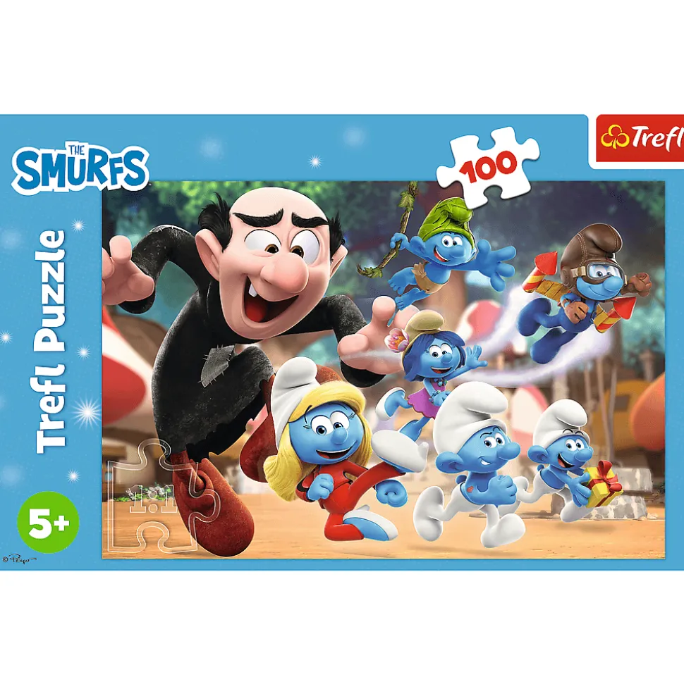 Puzzle Smerfy 100 el. Nauki Papy Smerfa