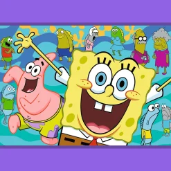 Puzzle SpongeBob 4 x 250 el. Szalony świat SpongeBoba