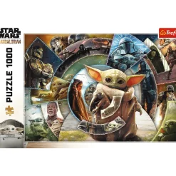 Puzzle Star Wars 1000 el. Podróż Grogu