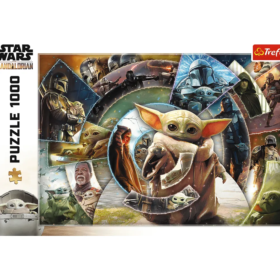 Puzzle Star Wars 1000 el. Podróż Grogu
