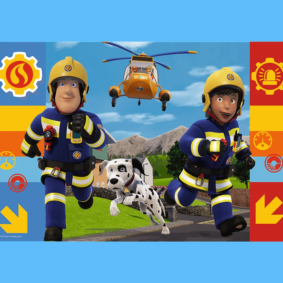 Puzzle Strażak Sam 100 el. Zawsze pomocny Strażak Sam