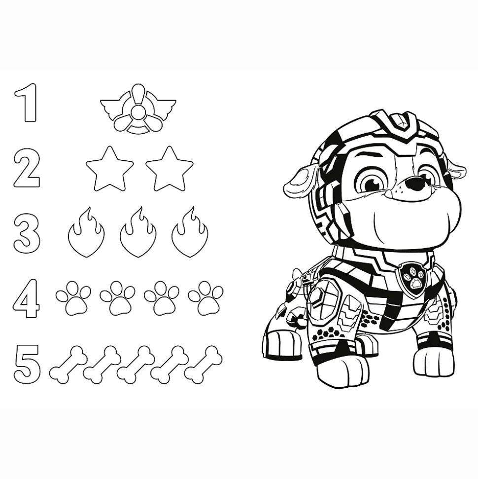 Puzzle Super Giant Psi Patrol 15 el. Wspaniała drużyna