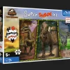 Puzzle Super Shape XL Jurassic World 104 el. Kolorowe dinozaury