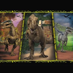 Puzzle Super Shape XL Jurassic World 104 el. Kolorowe dinozaury