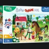 Puzzle Super Shape XXL Rodzina Treflików 60 el. Trefliki w stadninie koni