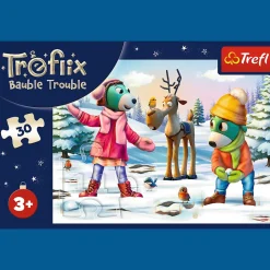 Puzzle Trefliki Ratują Święta 30 el. Świąteczny czas Trefilków