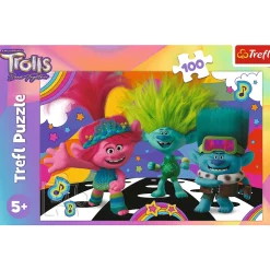 Puzzle Trolls 100 el. Zabawne Trolle