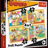 Puzzle 4w1 - Garfield kocha lazanię