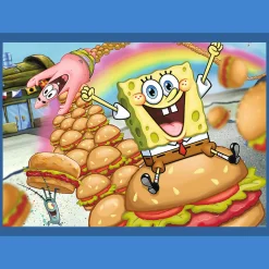 Puzzle 4w1 - Podwodne życie SpongeBoba