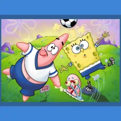 Puzzle 4w1 - Podwodne życie SpongeBoba