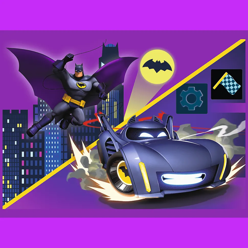 Puzzle 4w1 Batwheels, Poznaj Batwheels