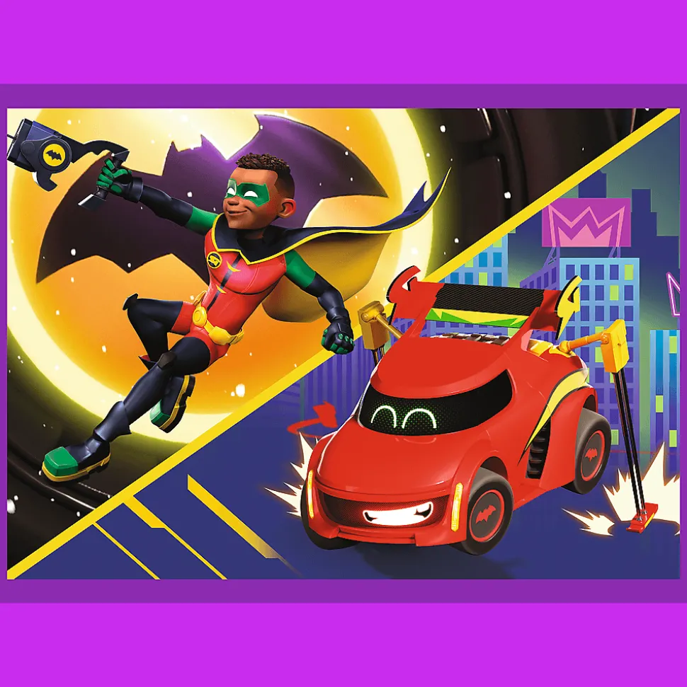 Puzzle 4w1 Batwheels, Poznaj Batwheels