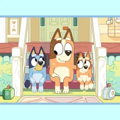 Puzzle 4w1 Bluey i jej świat