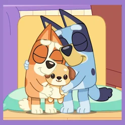 Puzzle 3w1 Bluey, Poznaj Bluey