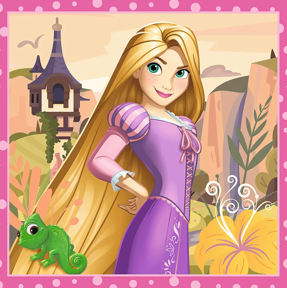 Puzzle 3w1 Disney, Piękne kwiaty