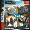 Puzzle 4w1 Jak wytresować smoka, Smocze dni