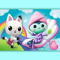 Puzzle 10w1 Koci Domek Gabi W świecie Gabi