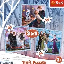 Puzzle 3w1 Kraina Lodu Magiczna opowieść