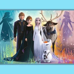 Puzzle 4w1 Kraina Lodu Niezwykły świat Frozen