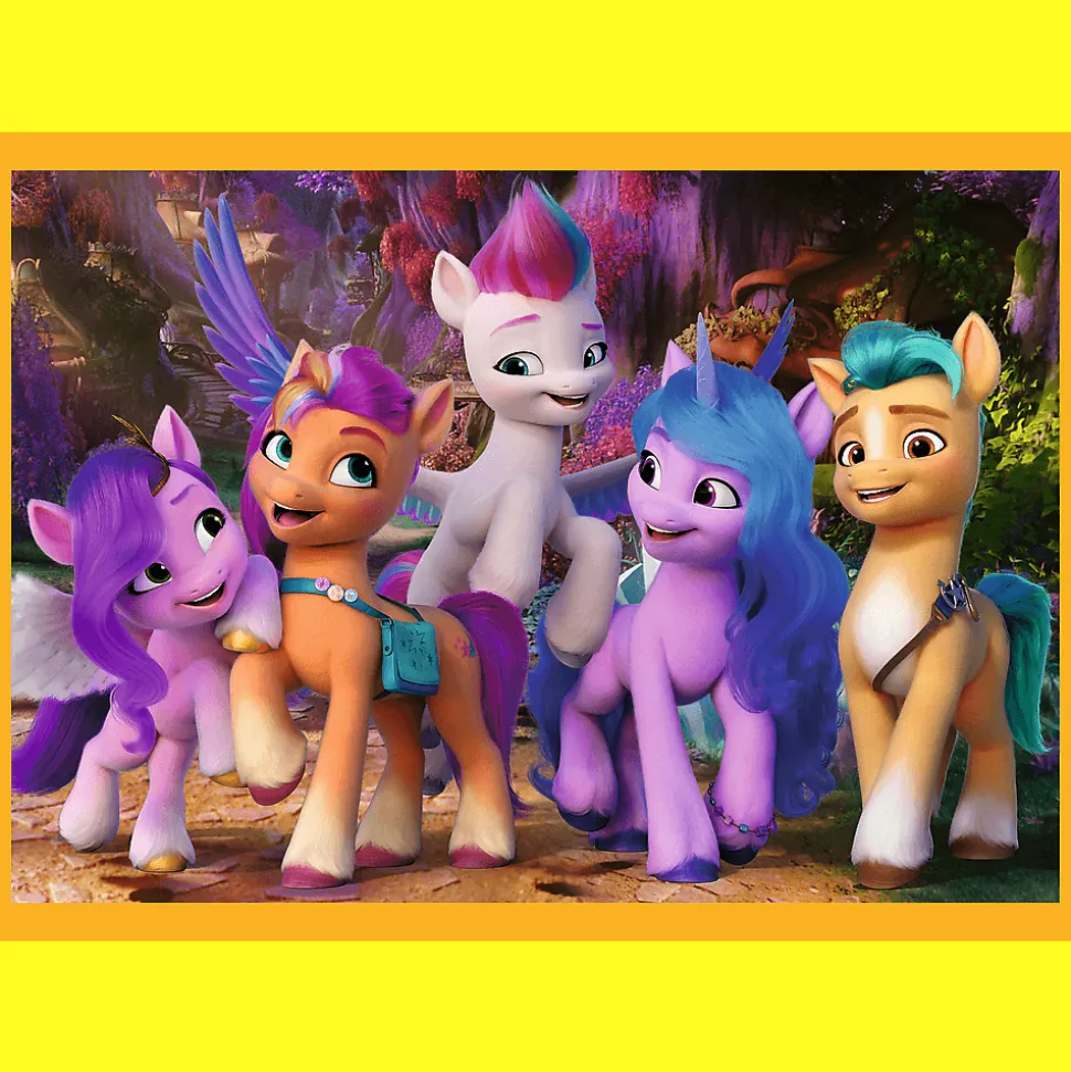 Puzzle 4w1 Kucyki Pony Poznaj kucyki Pony