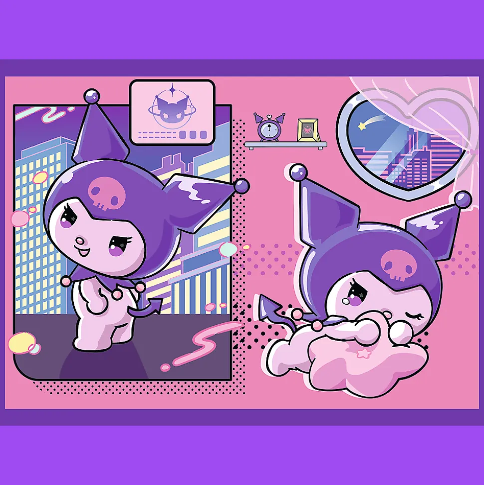 Puzzle 4w1 Kuromi, Dzień Kuromi