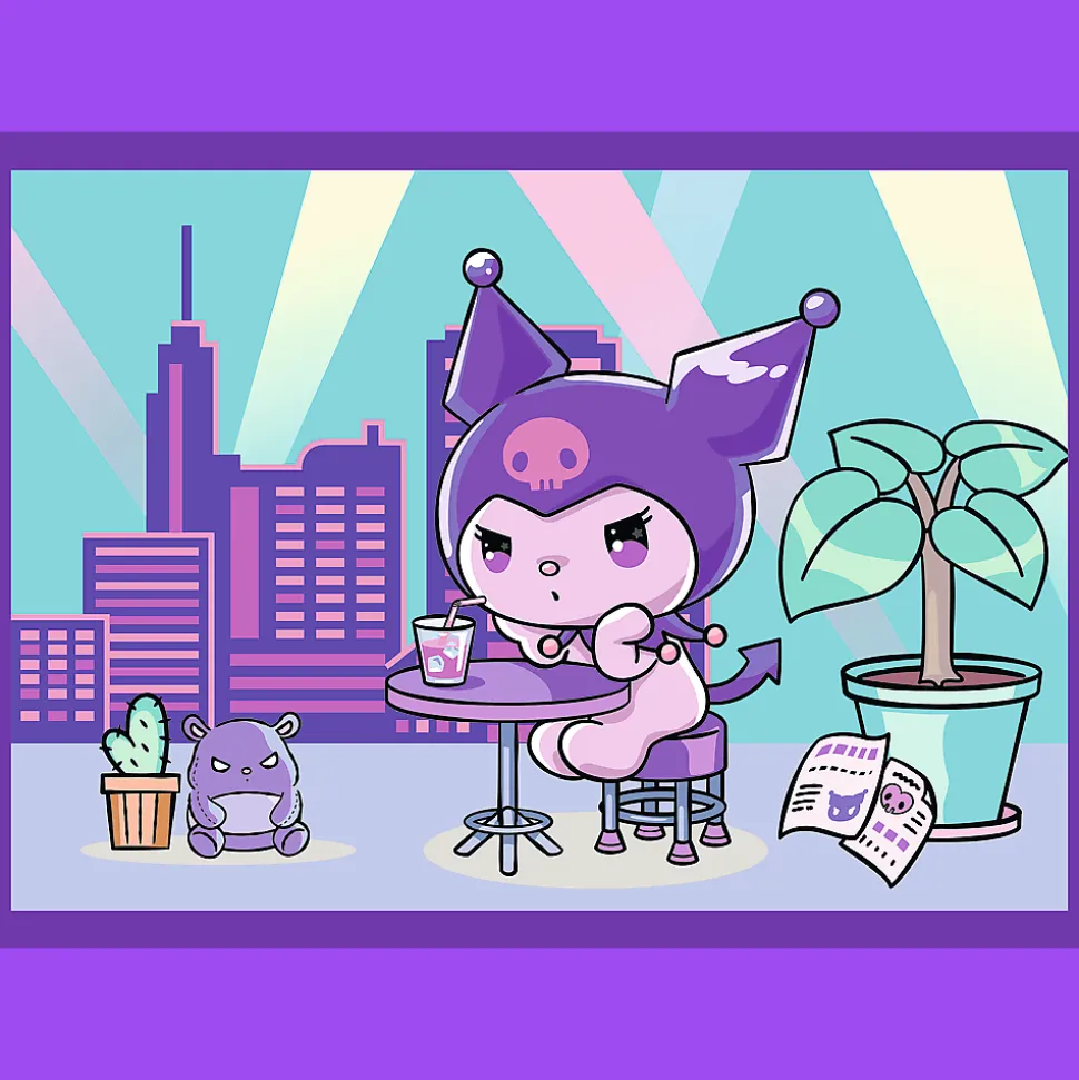 Puzzle 4w1 Kuromi, Dzień Kuromi