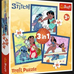 Puzzle 3w1 Lilo & Stitch, Czas ze Stitchem