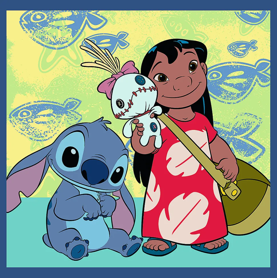 Puzzle 3w1 Lilo & Stitch, Czas ze Stitchem