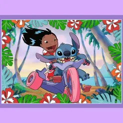 Puzzle 4w1 Lilo & Stitch Szalony dzień