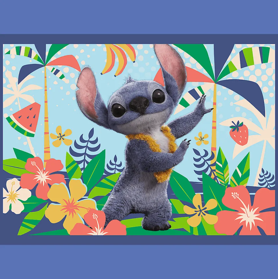 Puzzle 4w1 Lilo & Stitch, Wakacje na Hawajach