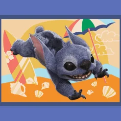 Puzzle 4w1 Lilo & Stitch, Wakacje na Hawajach