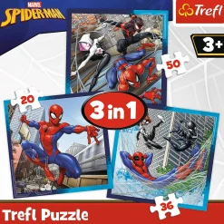 Puzzle 3w1 Marvel Spiderman, Pajęczy przyjaciele