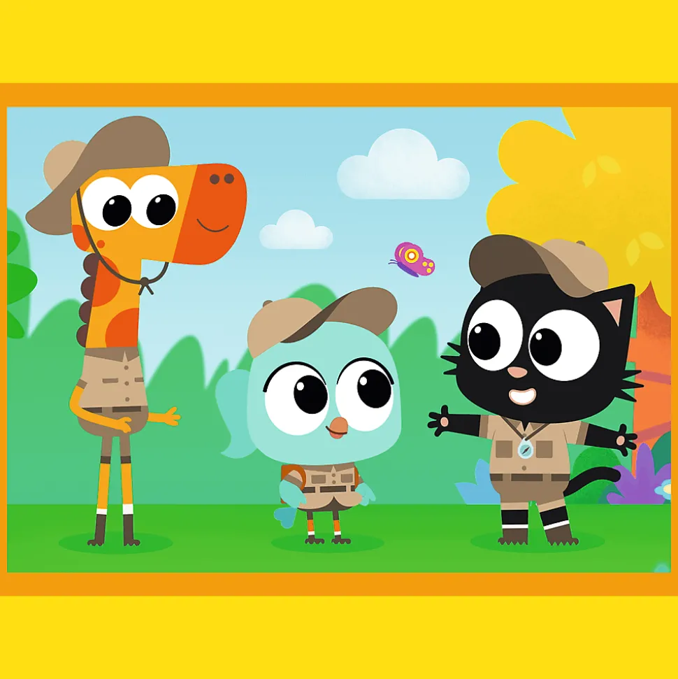 Puzzle 4w1 Milo, Poznaj Milo i jego przyjaciół