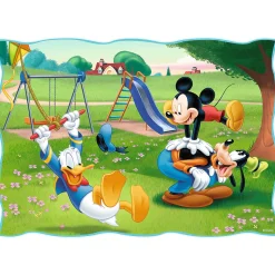 Puzzle 4w1 Myszka Miki Fajny dzień Mickiego